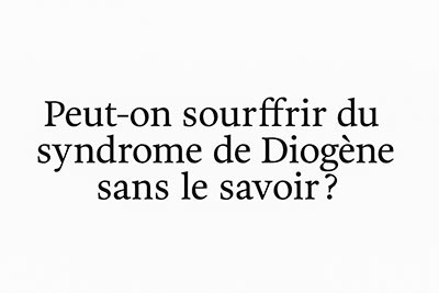 Peut-on souffrir de Diogène sans le savoir